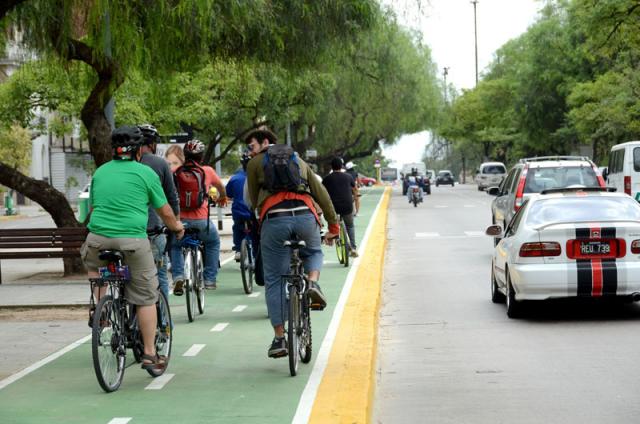 Bicisenda. Los ciclistas tienen un nuevo espacio para transitar.