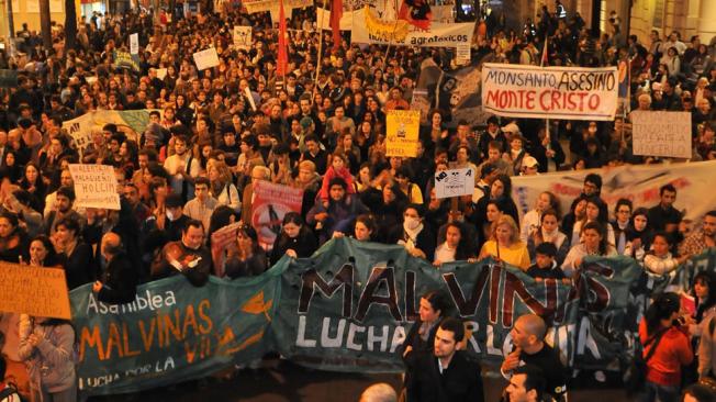 Marcha contra Monsanto en Córdoba (Foto: LaVoz)
