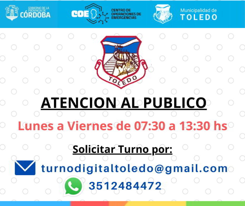 Carnet de conducir Municipalidad de Toledo Cordoba