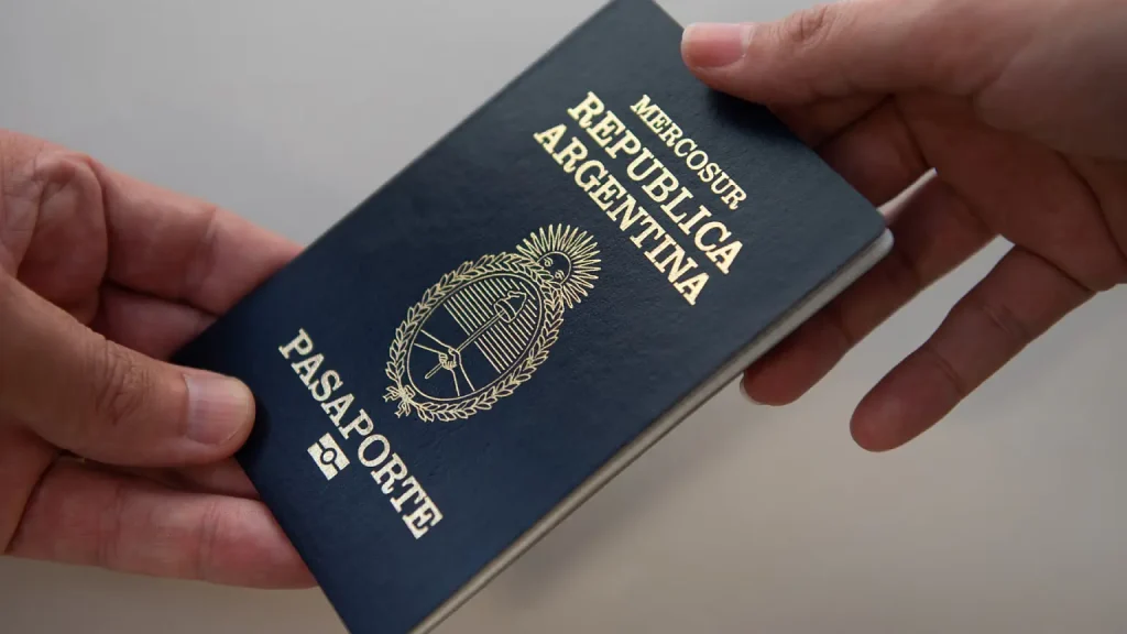 pasaporte argentina