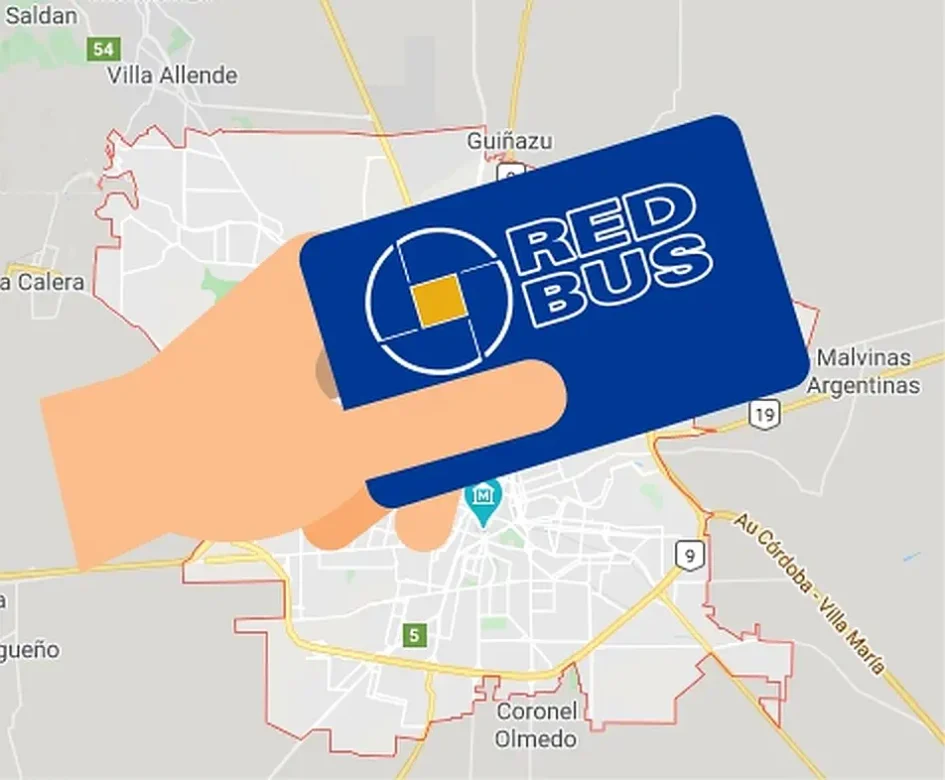 tarjeta red bus colectivos transporte cordoba